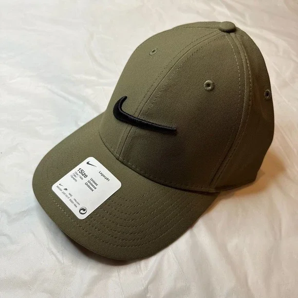 Nike Accessories Nike Legacy9 Olive Greenblack Logo Adjustable
